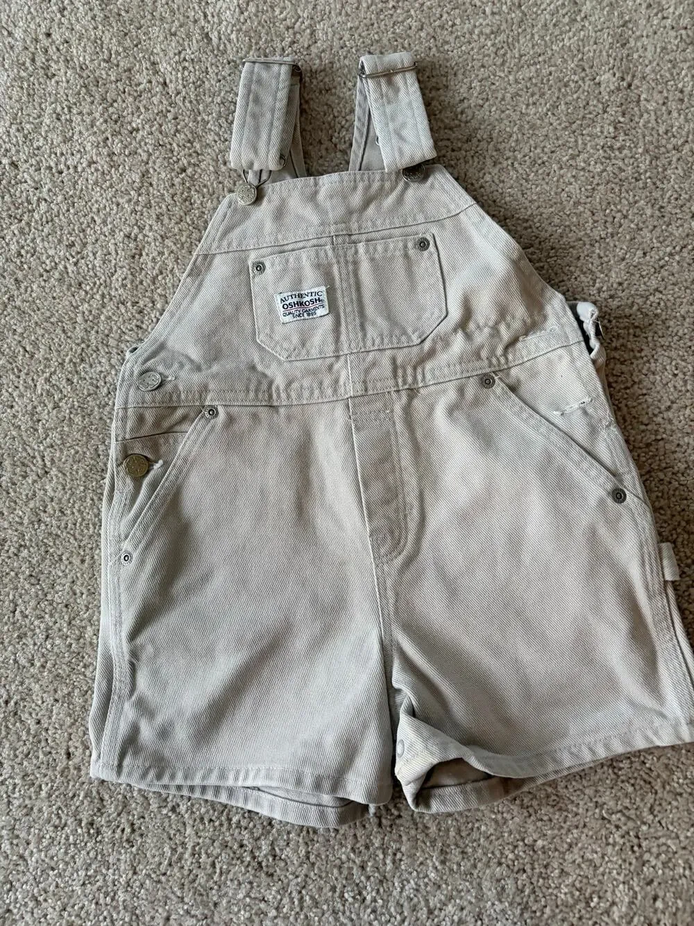 Oshkosh toddler boys short overalls